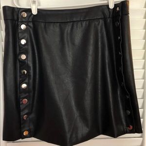 Forever 21+ Black Mini Skirt